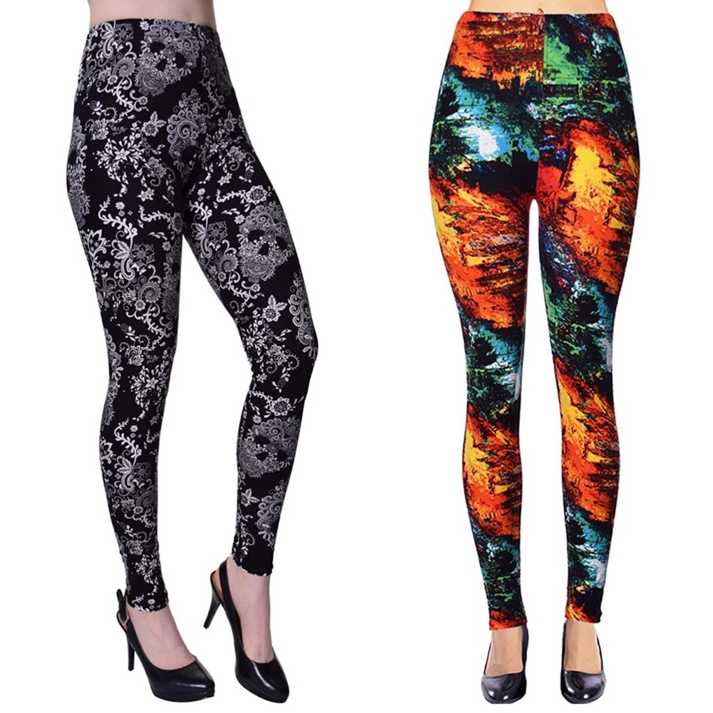Bundle of 2 Patterned Leggings